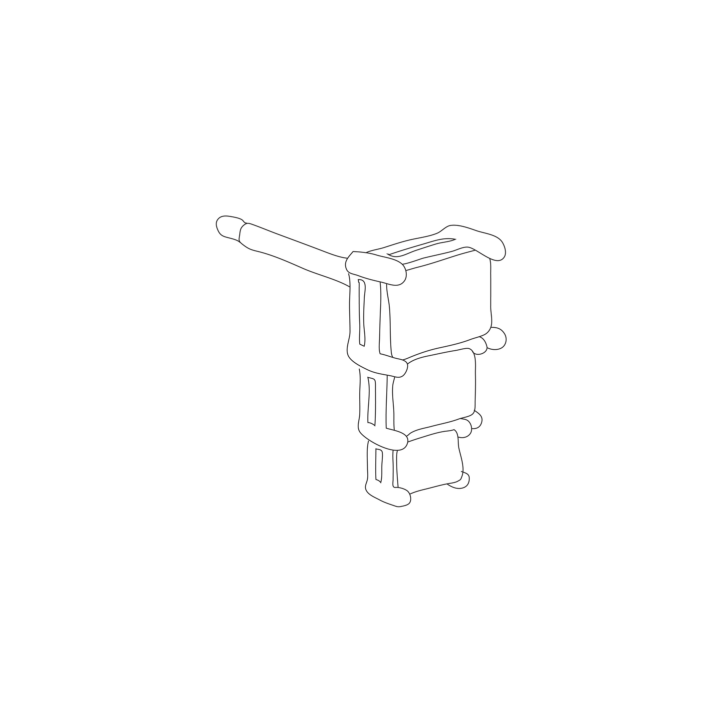 MODULAR TRIO Gold White