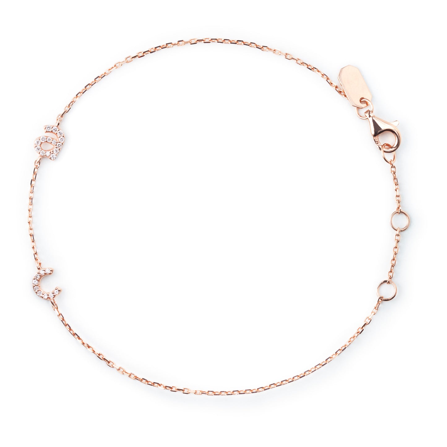 ALPHABET ダイヤモンドブレスレット Y